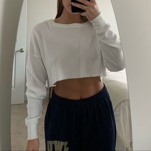 Forever 21 Waffle Knit Crop Top